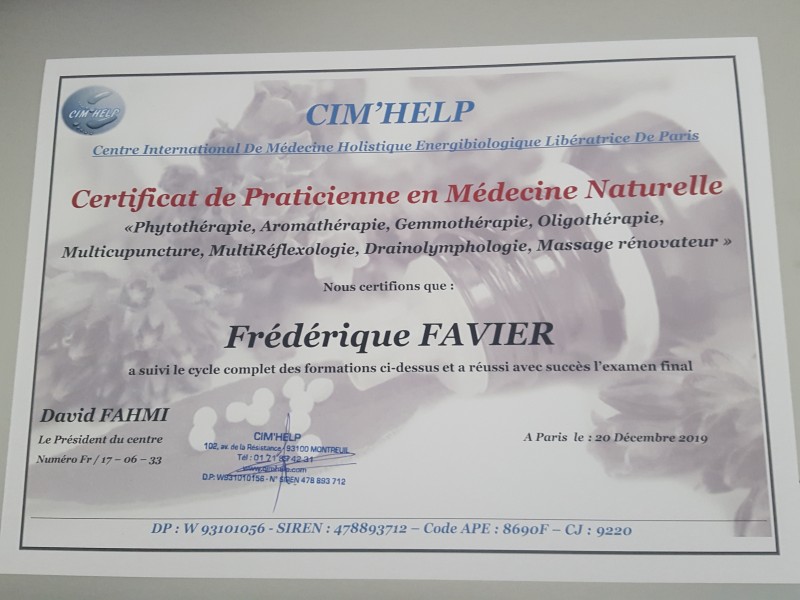 Praticienne en médecine naturelle